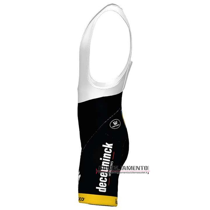 Abbigliamento Deceuninck Quick Step 2020 Manica Corta e Pantaloncino Con Bretelle Bianco Giallo - Clicca l'immagine per chiudere